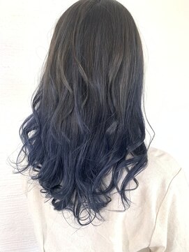 クラン ヘアーアンドスタジオ(CLAN hair & studio) ブルーグラデ