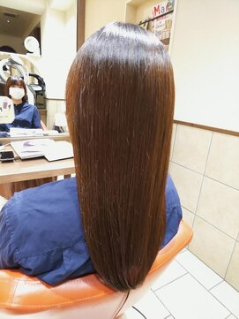 ネオリーブチノ 登戸店(Neolive cino) ロングストレート 大人 簡単スタイリング 20代30代40代