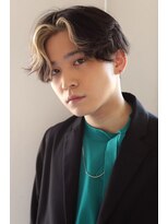 ソイクフ 高田馬場店(SOY-KUFU)&nbsp;MEN'S HAIRマッシュパーマのアッシュブラック