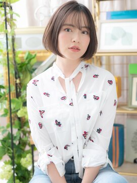 カバーヘア イヴ 戸頭店(COVER HAIR EVE) ナチュラルモードうる艶髪小顔前下がりボブa戸頭20代30代40代
