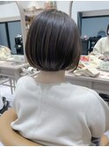 丸みボブ/メルティカラー/ツヤボブ【深味信也】