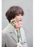 束感ショート ニュアンスショート ボブショート グレイアッシュ