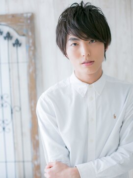 モッズヘアメン 名護大東店(mod's hair men) ≪mod's men≫厚めバングが新鮮！黒髪スマートマッシュb