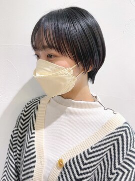 アイティーバイアルバム 下北沢店(IT by ALBUM) マッシュショートアッシュ_アースカラーくびれヘア_ba375251