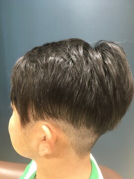 ヘアサロンアンドヘアメイクディー(hair salon hair make D) 仙台D 学割U24ひし形丸みツーブロックマッシュstyle