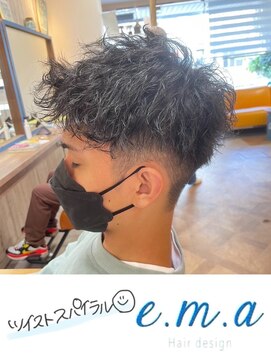 エマヘアデザイン(e.m.a Hair design) ツイストスパイラルパーマ