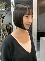 フィル(fil)&nbsp;ミニボブ  ／地毛風ネイビー