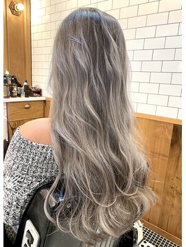 リフル 八王子(RIFULL) ハイライト　アッシュグレー　ホワイトミルクティー　レイヤー