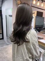 ヌープヘアーアイス(NUUP.hair ici)&nbsp;20代30代オリーブグレージュカラー透明感ナチュラル