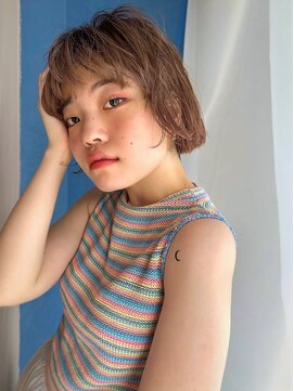 イトシテ ミニボブ×緩めパーマ【担当　ジン　トモヒト】