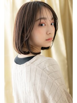 カバーヘア ブリス 大宮西口(COVER HAIR bliss) グレーベージュ大人ガーリーウェットヘア小顔前下がりボブZ大宮