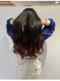 グラデーションカラー,ピンクカラー,プラムピンク【草加】