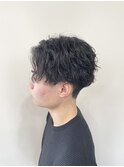 U24学割×スパイラルパーマ×絶壁解消
