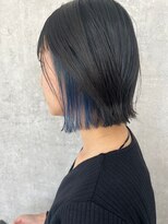 サクラ 岐阜(SAKURA)&nbsp;切りっぱなし インナーカラー インナーブルー