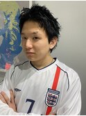 黒髪スパイキーショート