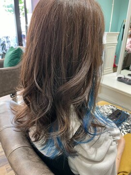 コス(KoS) イヤリングカラー（ブルー）