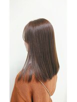 サロンドユー ベルポート本店(SALON DE U)&nbsp;うる艶さらさらロングヘア×ヌーディーカラー