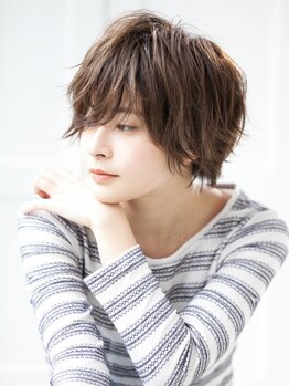エクラ ソラ 西宮門戸厄神(e'clat SORA)の写真/髪質・骨格に合わせたカットで、あなたに似合うスタイルをご提案☆お手入れが楽になるスタイルに♪