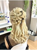 サイドハーフアップ【品川/ヘアセット】