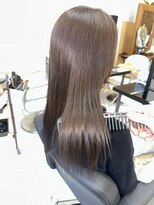 オルメント 天満 南森町(ORL'MENT)&nbsp;30代40代髪質改善グレージュ艶感ストレート透明感赤み消し