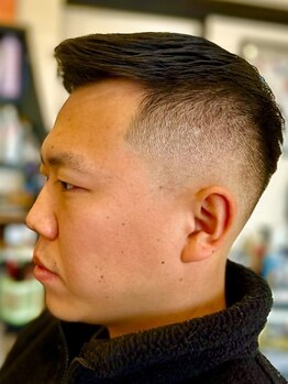 楽屋の写真/通いやすい空間・雰囲気で人気が高い【hair space 楽屋】ベテラン理容師が理想の仕上がりを提供します！