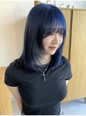 ブルー/ネイビー/近鉄奈良/顔まわり/レイヤー/奈良/学割/青/学生