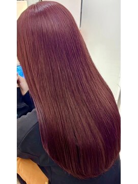 スタイル 横浜(STYLE) 【担当金光】ダブルカラー/１ブリーチ/中明度/ピンクパープル/