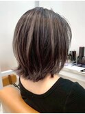 20代～50代☆くびれウルフカット細めハイライト☆ミニウルフ