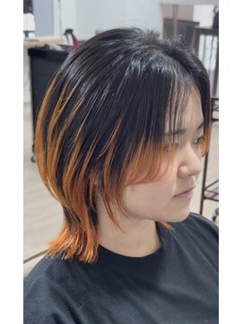 エメヘアデザイン ルイス(Aimer Hair Design Lewis) ブリーチカラー/弘前市