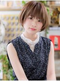 斜めバング小顔前下がりマッシュボブショートA3志木20代30代