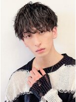 ウェイク ヘアー メイク(wake hair make)&nbsp;爽やか黒髪メンズカットメンズパーママッシュウルフショートヘア