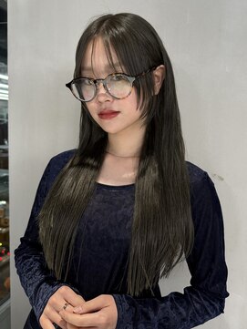 フェイスレイヤー×ブリーチなしオリーブ