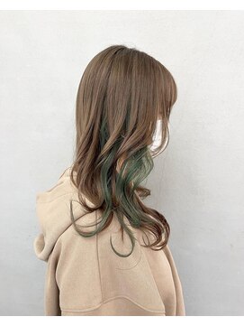 シェリ ヘアデザイン(CHERIE hair design) イヤリンググリーン☆