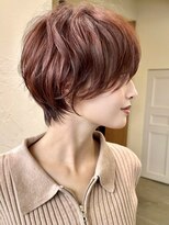 ビューレイギンザ(VIEW LEI GINZA) ショートカシスピンクダブルカラー髪質改善銀座