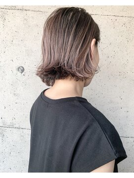 molt 麻生/レイヤーカット/ボブ/バレイヤージュ/ハイライト/海外ヘア 【モルト】 ハイライト　ボブ