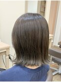 着物ヘア/ダークアッシュ/似合わせカット/鎌取/福原遼華