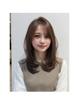 アッシュ 二子玉川店(Ash)&nbsp;くびれヘア/シースルー/デザインカラー/二子玉川