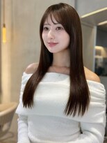 ルームバイシー 新宿(Loom. by Sea)&nbsp;イメチェン×ピンクベージュ[アンブレラカラー/前髪]