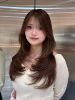 シー バイ ロンド 新宿(Sea by Lond)&nbsp;バタフライレイヤー×マロンブラウン［/レイヤー/韓国］