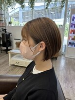 エルズ 大宮店(ailes) 《ai》耳掛けボブ/まとまるボブ/ボブ/顔周りレイヤーボブ/大宮