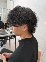 ジーナ 天神(Zina)&nbsp;波巻きスパイラル/マッシュウルフ【福岡/天神/メンズパーマ】