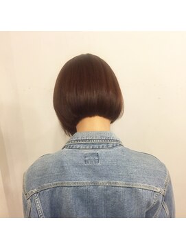 カタチヘアー(HAIR) 。。。。。。。オレンジ。。。ボブ。。。カタチ。。。。。。。。
