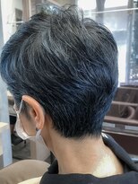 ビースリー ロア&nbsp;大人のショートヘア×ブルーブラック 2021/7/1[横浜/横浜駅]#