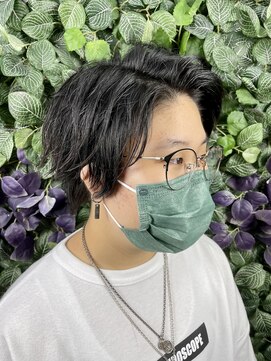 ビューティドレッセヤマノ 池袋パルコ(Beauty Dresse YAMANO) 【ショートカット】センターパートハンサムショート