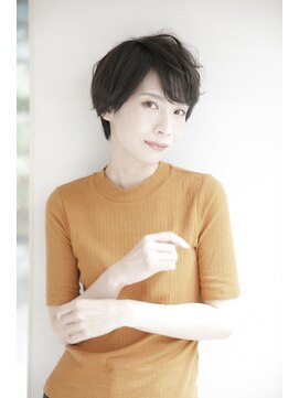 ルルディ バイ アフロディーテ銀座(luludi by APHRODITE) 黒髪/グレーベージュ/レイヤーロング/前髪パーマ/銀座