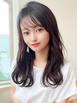 アフロート ディル(AFLOAT D'L) 大人かわいい 2wayバング レイヤーカット グレーベージュ