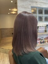 ラボヌールヘアー 宇都宮店(La Bonheur hair)&nbsp;シアーパープルベージュ♪【宇都宮駅/インナーカラー】