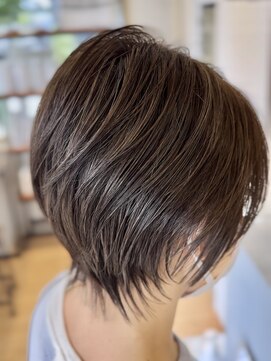 コノアラボ 守谷店(Conoah labo) 白髪ぼかしベージュ/白髪ハイライト/チョコレート/大人ミディ