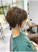 人気☆丸みショート