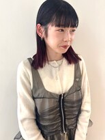 シテン(SITEN)&nbsp;インナーカラー/パープル/ミディアム